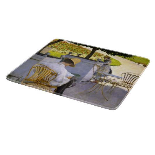 Gustave Caillebotte - The Orange Trees Schneidebrett (Ecke)