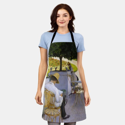 Gustave Caillebotte - The Orange Trees Schürze (Getragen)