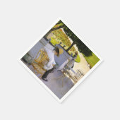 Gustave Caillebotte - The Orange Trees Serviette (Ecke)