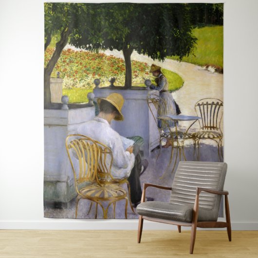 Gustave Caillebotte - The Orange Trees Wandteppich (Beispiel)