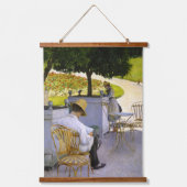 Gustave Caillebotte - The Orange Trees Wandteppich Mit Holzrahmen (Vorderseite)