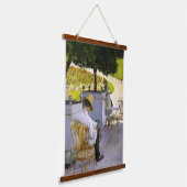 Gustave Caillebotte - The Orange Trees Wandteppich Mit Holzrahmen (Gewinkelt)