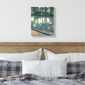 Gustave Caillebotte - The Yerres, Regen Leinwanddruck (Insitu (Schlafzimmer))