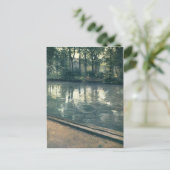 Gustave Caillebotte - The Yerres, Regen Postkarte (Stehend Vorderseite)