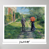 Gustave Caillebotte Zedign Art Poster #14 (Vorne)