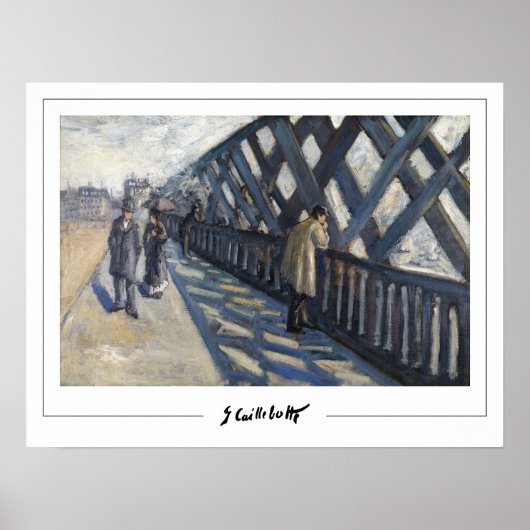 Gustave Caillebotte Zedign Art Poster #298 (Vorne)