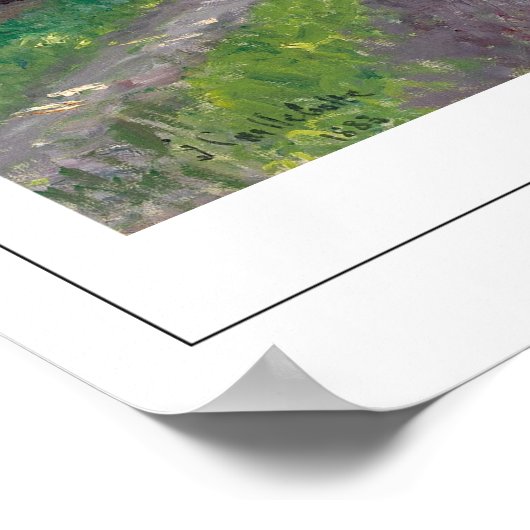 Gustave Caillebotte Zedign Art Poster #3 (Ecke)