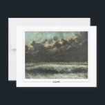Gustave Courbet #1094 - Fine Art Postkarte<br><div class="desc">Gustave Courbet - Wave Seascape 1869. Art & Signatur Postkarte #1094 von The Zedign House. Weitere Bilder und Designs von Gustave Courbet - Gemälde & Zeichnungen finden Sie unter https://books.zedign.com/zas/156.html</div>