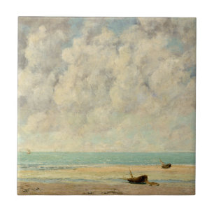 Gustave Courbet das ruhige Meer Fliese
