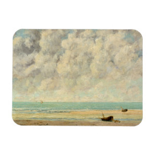 Gustave Courbet   das ruhige Meer Magnet