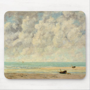 Gustave Courbet das ruhige Meer Mousepad