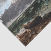 Gustave Courbet - Das Sturmmeer / die Welle Seidenpapier (Ausschnitt)