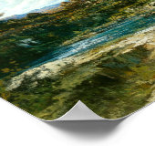 Gustave Courbet - Der Abgrund des Windes Poster (Ecke)