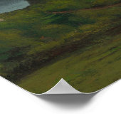 Gustave Courbet - Der Felsen von Hautepierre Poster (Ecke)