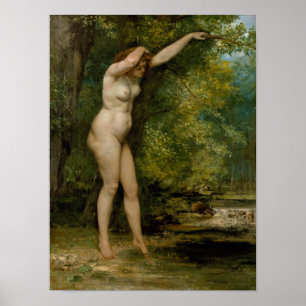 Gustave Courbet   der junge Badegast Poster