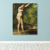 Gustave Courbet | Der junge Bather Leinwanddruck (Insitu (Holzboden))