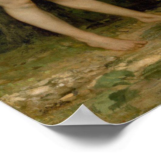 Gustave Courbet | Der junge Bather Poster (Ecke)