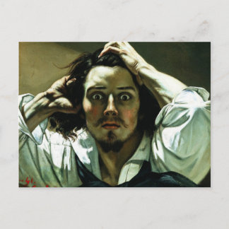 Gustave Courbet - Der verzweifelte Mann Postkarte