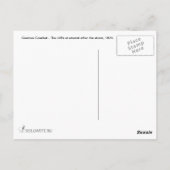 Gustave Courbet - Die Klippen auf etretat nach Postkarte (Rückseite)