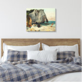 Gustave Courbet | Die Klippen von Etretat, der Haf Leinwanddruck (Insitu (Schlafzimmer))
