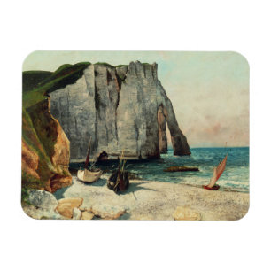 Gustave Courbet   die Klippen von Etretat, der Magnet