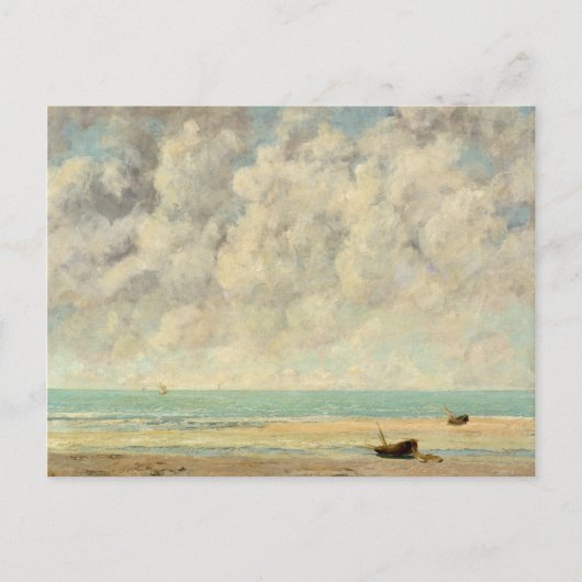 Gustave Courbet | Die ruhige See Postkarte (Vorderseite)