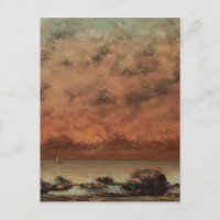 Gustave Courbet - Die schwarzen Felsen in Trouvill