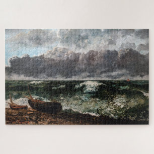 Gustave Courbet - Die stürmische See / Die Welle Puzzle