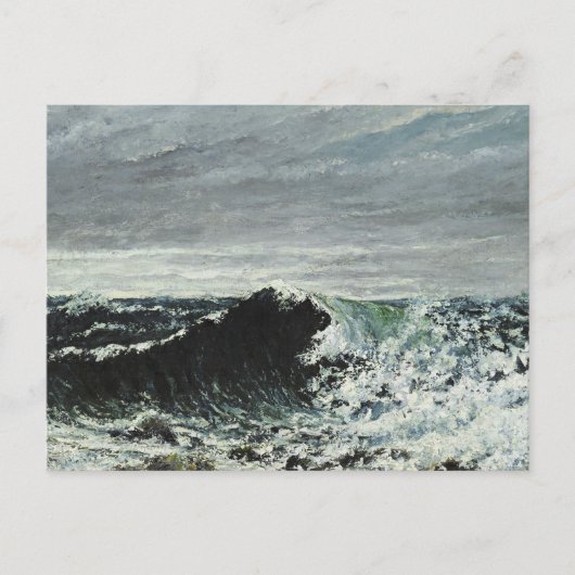 Gustave Courbet - Die Welle Postkarte (Vorderseite)