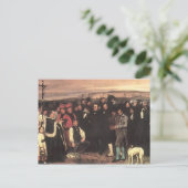 Gustave Courbet - Ein Begräbnis von Ornans Postkarte (Stehend Vorderseite)