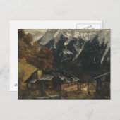 Gustave Courbet - Eine Alpenlandschaft Postkarte (Vorne/Hinten)