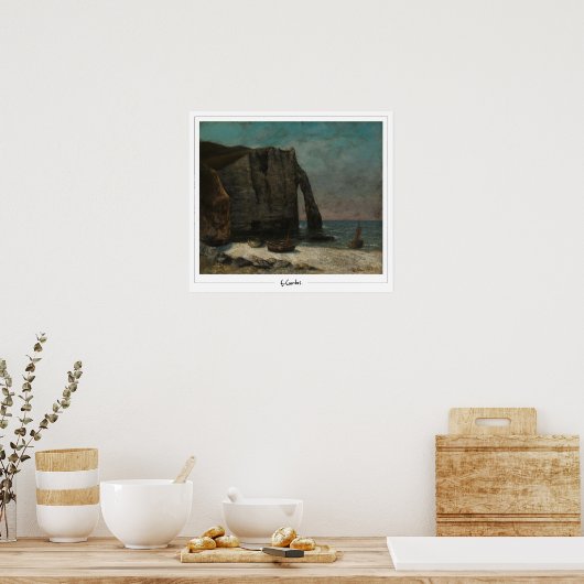 Gustave Courbet Fine Art #1168 Poster (Küche)