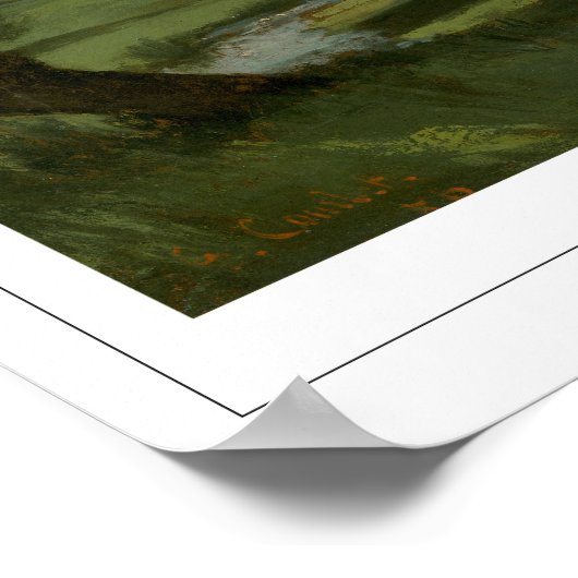 Gustave Courbet Fine Art #206 Poster (Ecke)