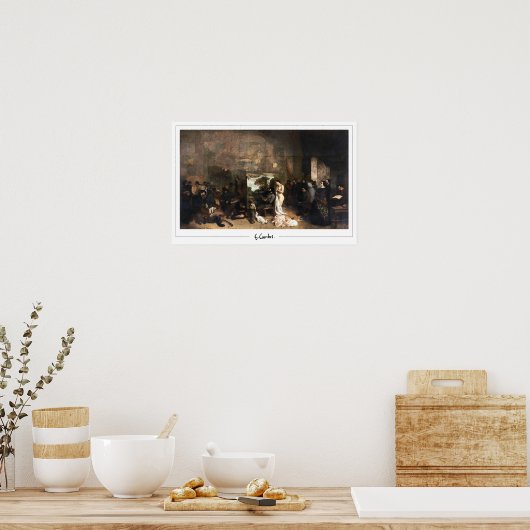 Gustave Courbet Fine Art #587 Poster (Küche)