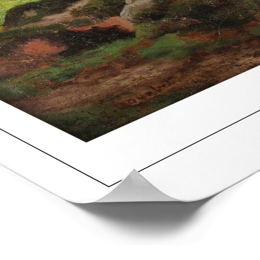 Gustave Courbet Fine Art #748 Poster (Ecke)