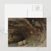 Gustave Courbet - Grotto von Sarrazine Postkarte (Vorne/Hinten)