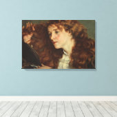 Gustave Courbet - Jo, das schöne irische Mädchen Leinwanddruck (Insitu (Holzboden))