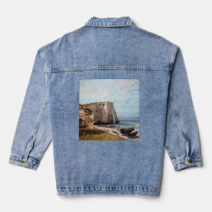 Gustave Courbet - Klippen bei Etretat nach dem Stu Jeansjacke