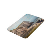 Gustave Courbet - Klippen bei Etretat nach Sturm Badematte (Schrägansicht)