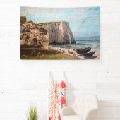 Gustave Courbet - Klippen bei Etretat nach Sturm Banner (InSitu)
