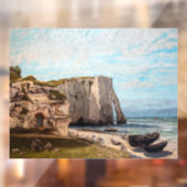 Gustave Courbet - Klippen bei Etretat nach Sturm Fensteraufkleber (Blatt 2)