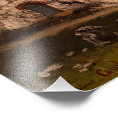 Gustave Courbet - Klippen bei Etretat nach Sturm Fotodruck (Ecke)