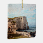 Gustave Courbet - Klippen bei Etretat nach Sturm Keramikornament (Rechts)