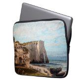 Gustave Courbet - Klippen bei Etretat nach Sturm Laptopschutzhülle (Vorderseite Links)