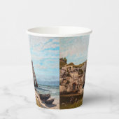 Gustave Courbet - Klippen bei Etretat nach Sturm Pappbecher (Links)