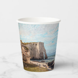 Gustave Courbet - Klippen bei Etretat nach Sturm Pappbecher