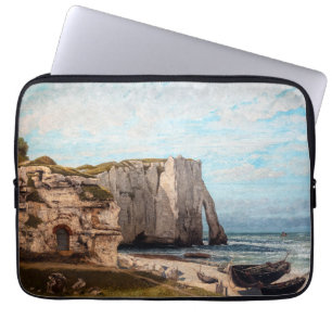 Gustave Courbet - Klippen von Etretat nach dem Stu Laptopschutzhülle
