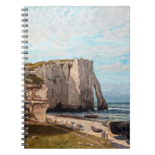 Gustave Courbet - Klippen von Etretat nach dem Stu Notizblock