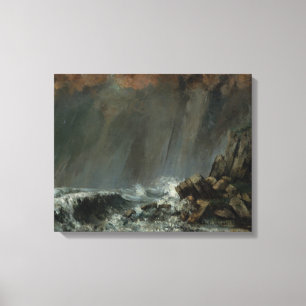 Gustave Courbet - Marine: Der Wasserspout Leinwanddruck