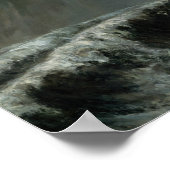 Gustave Courbet - Marine: Der Wasserspout Poster (Ecke)